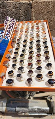 Men's silver rings with original