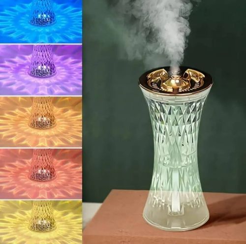 فواحة واباجورة كريستال 2 في1