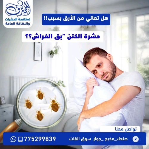 التخلص من بق الفراش الكتن