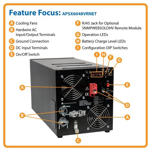 tripp Lite 6000W APS X Series 48V
