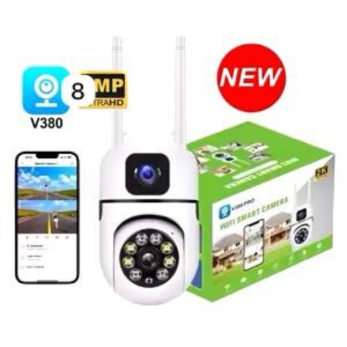 كيمراء مراقبة بعدستين 8MP