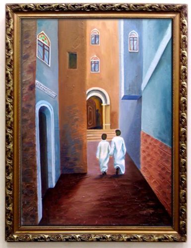 بيع لوحة فنية أصلية رسم يدوي