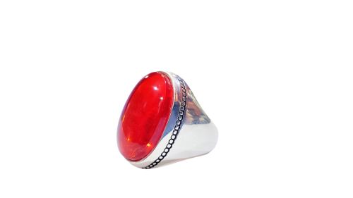 خاتم فضه عيار 925 سياغه بحريني