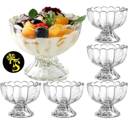 طقم مطايب كريمه وحلويات 6 حبات