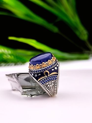 خواتم عقيق يمني طبيعي