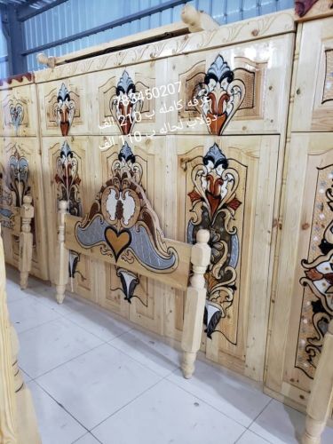 غرف نوم سويدي 210 الف او دولاب110