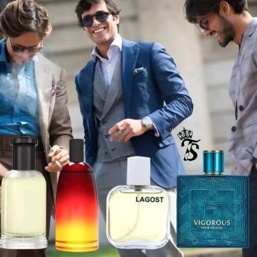 مجموعة عطور رجالي 4 حبات