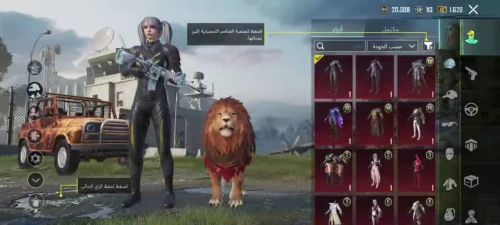 حساب ببجي موبايل العالميه عرطه