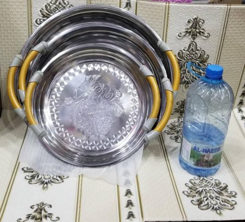 صحون تقديم ابو جمل ثلاث حبات مقاس