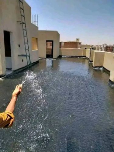 عازل بيتومين بعد انتهاء العمل