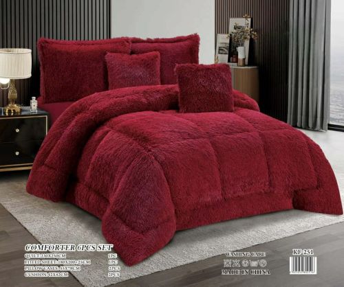 لحافات فرو خليجي عرائسي كثيف6قطع