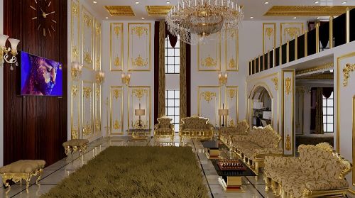 تصميم ديكور لفيلا دوبلكس