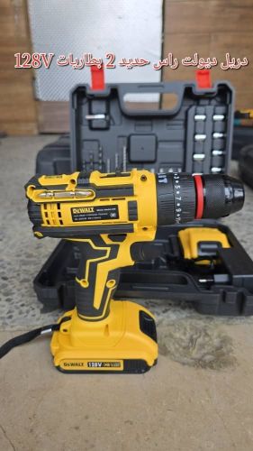 دريل ديولت بطاريتين 128v وشنطة