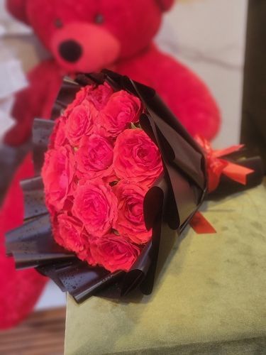باقة ورد طبيعي