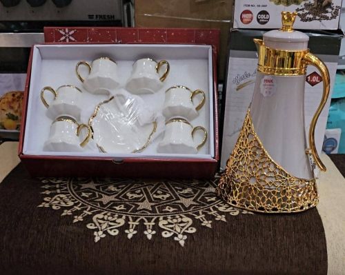 عرض فناجيل ملكي ست حبات مع الصحون