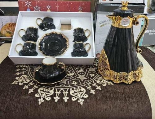 عرض فناجيل ملكي ست حبات مع الصحون