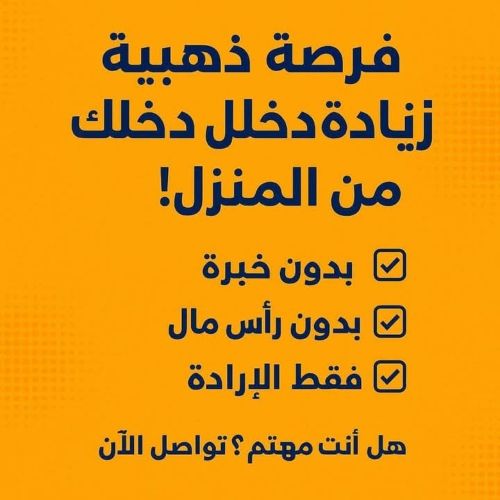 عمل بلا قيود ودخل لامحدود