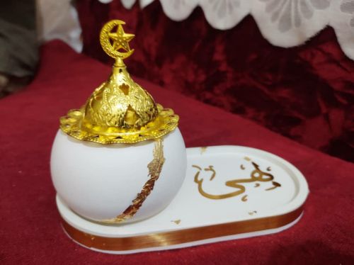 مبخرة ملكية بتصميم مودرن (أبيض وذ
