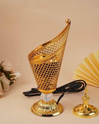 مبخرة كهربائية فاخرة بتصميم ذهبي