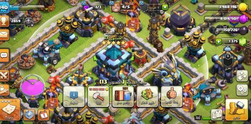 حساب Clash of clans