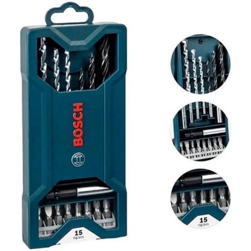 طقم لقم حفر ومفكات BOSCH – عدد 15