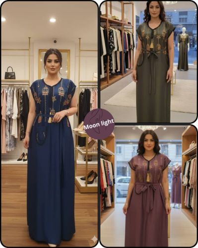 جلابيات نسائية مطرزة رمضانيه