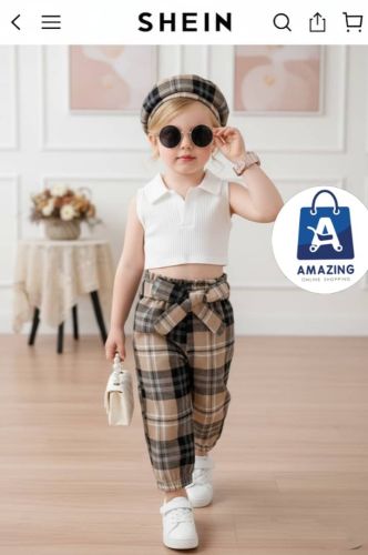 طقم بناتي أنيق وجذاب من 4 قطع من