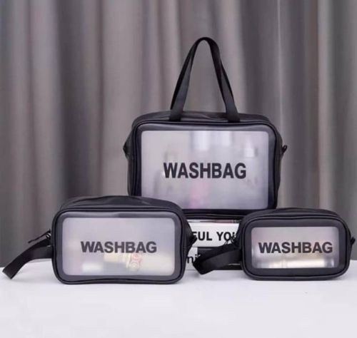*طقم شناط مكياج 3 حبات**#WASHBAG*