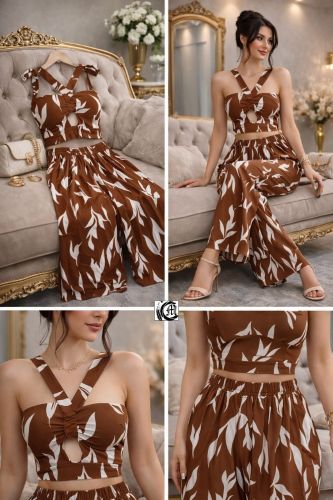 *طقم Flox**قطعتين* *بتصميم تريندي