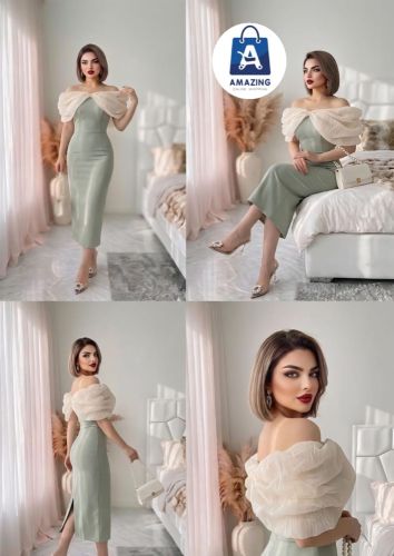 فستان الساحر الذي يجمع بين الرقة