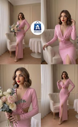 فستان الساحر الذي يجمع بين الرقة