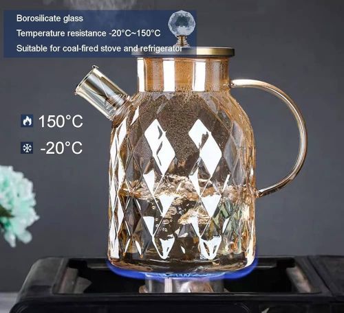إبريق شاي MAXSUN الزجاجي – تصميم