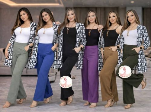 طقم مميز بثلاث قطع يعطيك ستايل مت