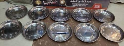 صحون حديد مدور 10 حبات