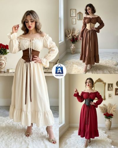 فستان Elina**بتصميم ناعم انيق**بن