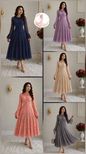فستان  نسائي جميل يتميز ب:قماش دا