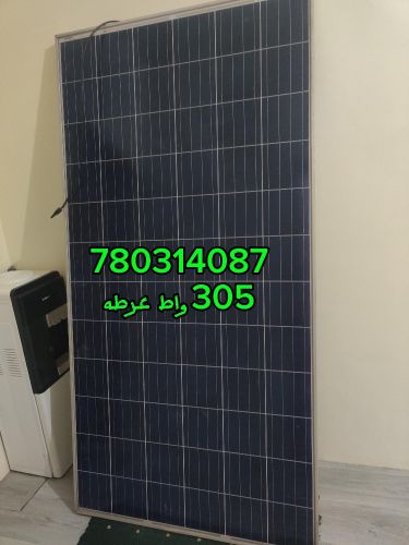 لوح شمسي مستخدم نضيف 305واط
