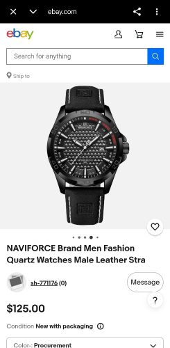 ساعة Naviforce العالميه بربع قيمة