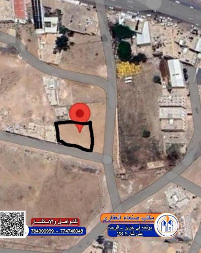 ارض للبيع مساحه 6لبن على شارع 12