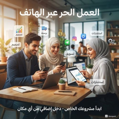 من هاتفك تبدأ فرصتك
